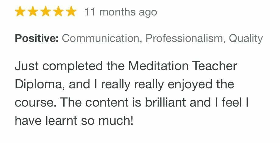 meditation teacher diploma course